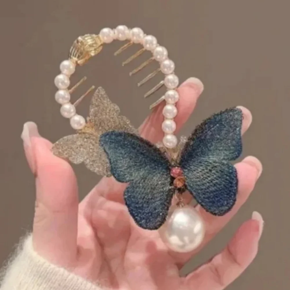 Embroidery Rhinestone Hair Accessories